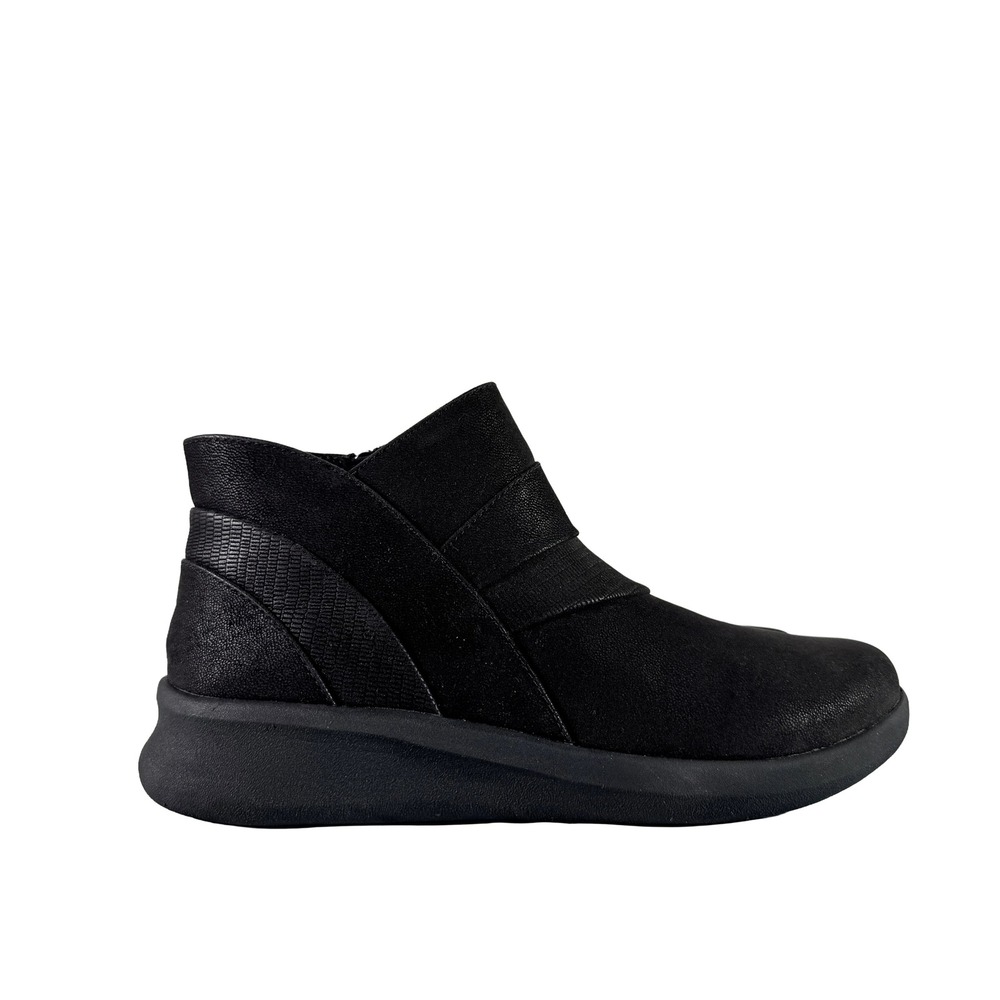 Clarks Cloudsteppers Sillian 2.0 Rise Women's Zip Up Boots 6.5M Black MSRP $120